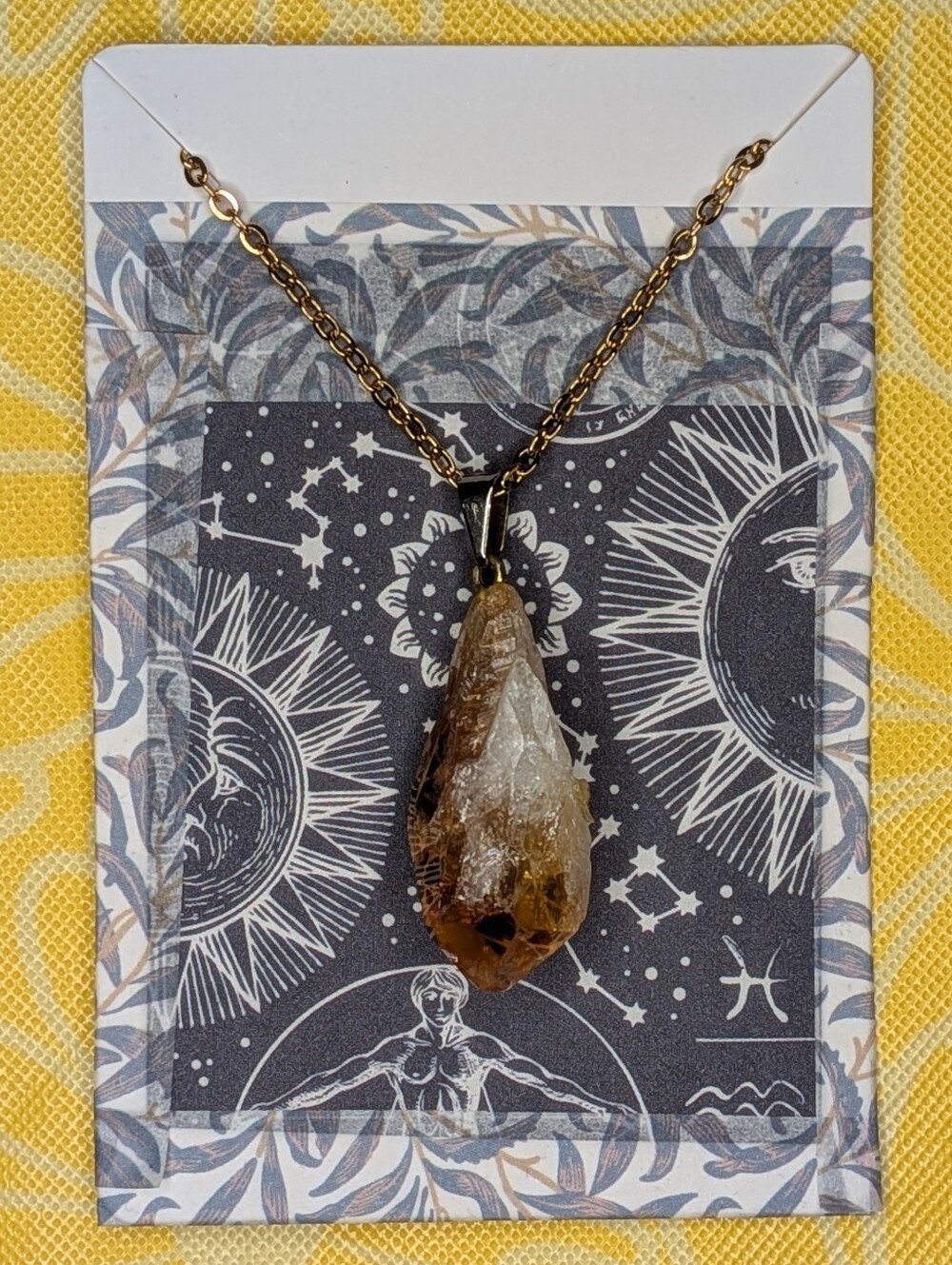 Citrine Gemstone Necklace